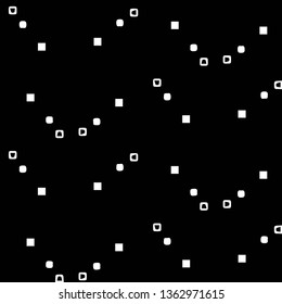Abstract vector monochrome background. Halftone illustration pattern