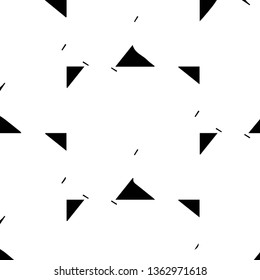 Abstract vector monochrome background. Halftone illustration pattern