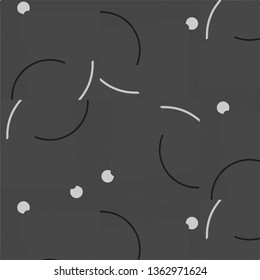 Abstract vector monochrome background. Halftone illustration pattern