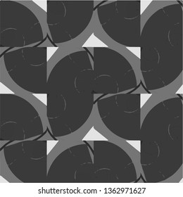 Abstract vector monochrome background. Halftone illustration pattern
