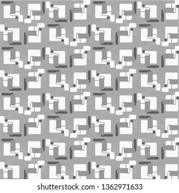 Abstract vector monochrome background. Halftone illustration pattern