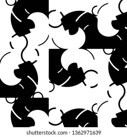 Abstract vector monochrome background. Halftone illustration pattern