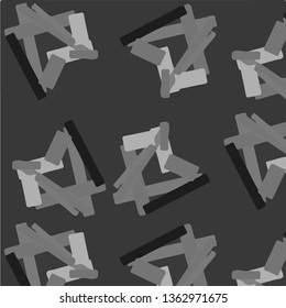 Abstract vector monochrome background. Halftone illustration pattern