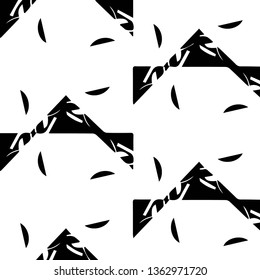 Abstract vector monochrome background. Halftone illustration pattern