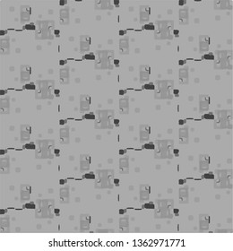 Abstract vector monochrome background. Halftone illustration pattern