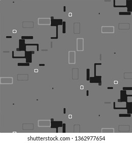 Abstract vector monochrome background. Halftone illustration pattern