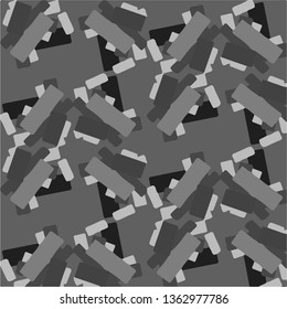 Abstract vector monochrome background. Halftone illustration pattern