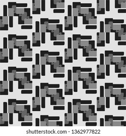 Abstract vector monochrome background. Halftone illustration pattern