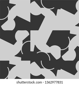 Abstract vector monochrome background. Halftone illustration pattern