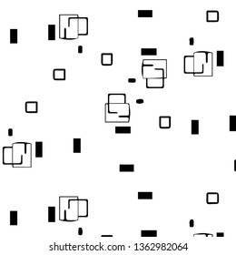 Abstract vector monochrome background. Halftone illustration pattern