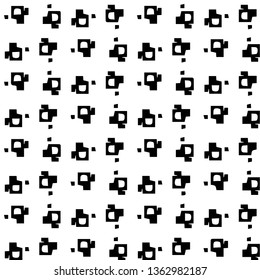 Abstract vector monochrome background. Halftone illustration pattern