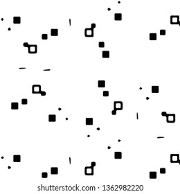 Abstract vector monochrome background. Halftone illustration pattern