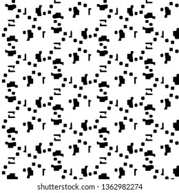 Abstract vector monochrome background. Halftone illustration pattern