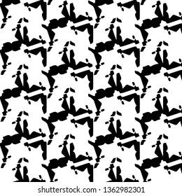 Abstract vector monochrome background. Halftone illustration pattern