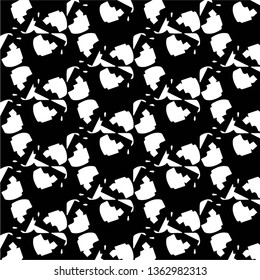 Abstract vector monochrome background. Halftone illustration pattern