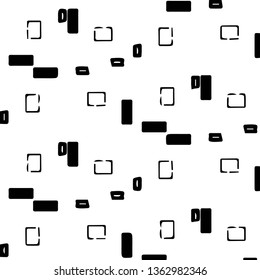 Abstract vector monochrome background. Halftone illustration pattern