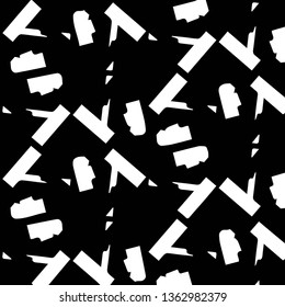 Abstract vector monochrome background. Halftone illustration pattern