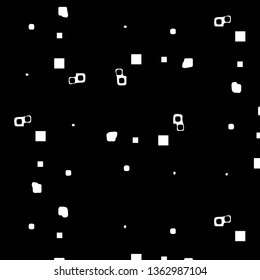 Abstract vector monochrome background. Halftone illustration pattern