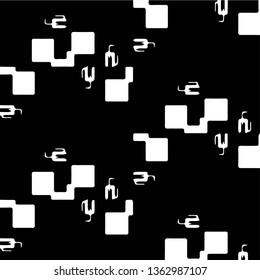 Abstract vector monochrome background. Halftone illustration pattern