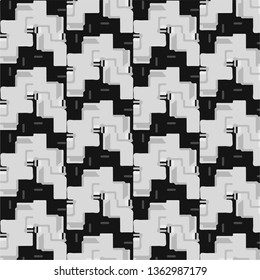 Abstract vector monochrome background. Halftone illustration pattern