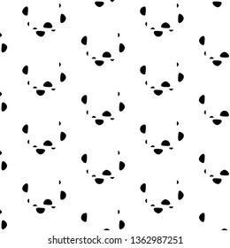 Abstract vector monochrome background. Halftone illustration pattern