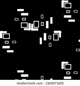 Abstract vector monochrome background. Halftone illustration pattern