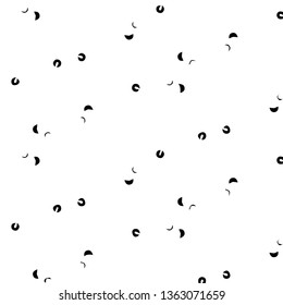 Abstract vector monochrome background. Halftone illustration pattern