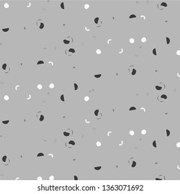 Abstract vector monochrome background. Halftone illustration pattern