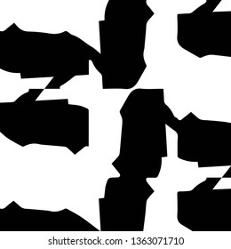 Abstract vector monochrome background. Halftone illustration pattern