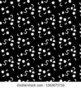 Abstract vector monochrome background. Halftone illustration pattern