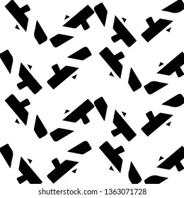 Abstract vector monochrome background. Halftone illustration pattern