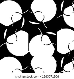 Abstract vector monochrome background. Halftone illustration pattern