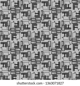 Abstract vector monochrome background. Halftone illustration pattern