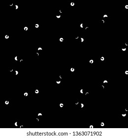 Abstract vector monochrome background. Halftone illustration pattern