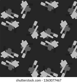 Abstract vector monochrome background. Halftone illustration pattern