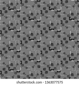 Abstract vector monochrome background. Halftone illustration pattern