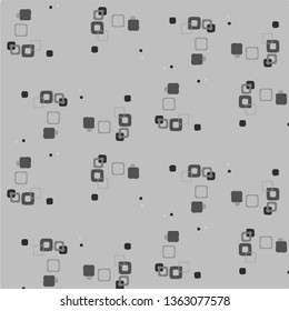 Abstract vector monochrome background. Halftone illustration pattern