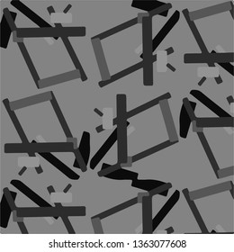 Abstract vector monochrome background. Halftone illustration pattern