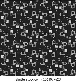 Abstract vector monochrome background. Halftone illustration pattern