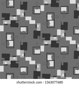 Abstract vector monochrome background. Halftone illustration pattern