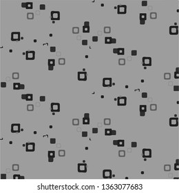 Abstract vector monochrome background. Halftone illustration pattern