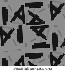 Abstract vector monochrome background. Halftone illustration pattern
