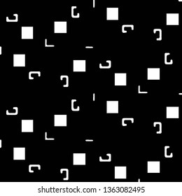 Abstract vector monochrome background. Halftone illustration pattern