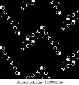Abstract vector monochrome background. Halftone illustration pattern