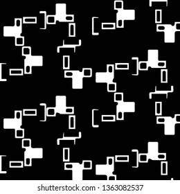 Abstract vector monochrome background. Halftone illustration pattern