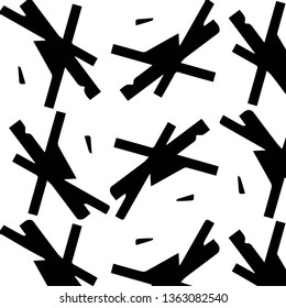 Abstract vector monochrome background. Halftone illustration pattern