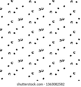 Abstract vector monochrome background. Halftone illustration pattern