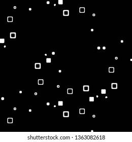 Abstract vector monochrome background. Halftone illustration pattern
