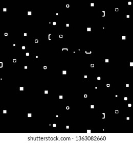 Abstract vector monochrome background. Halftone illustration pattern