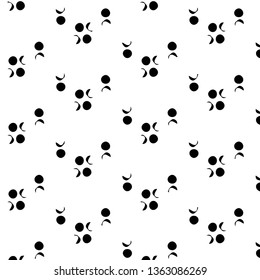 Abstract vector monochrome background. Halftone illustration pattern